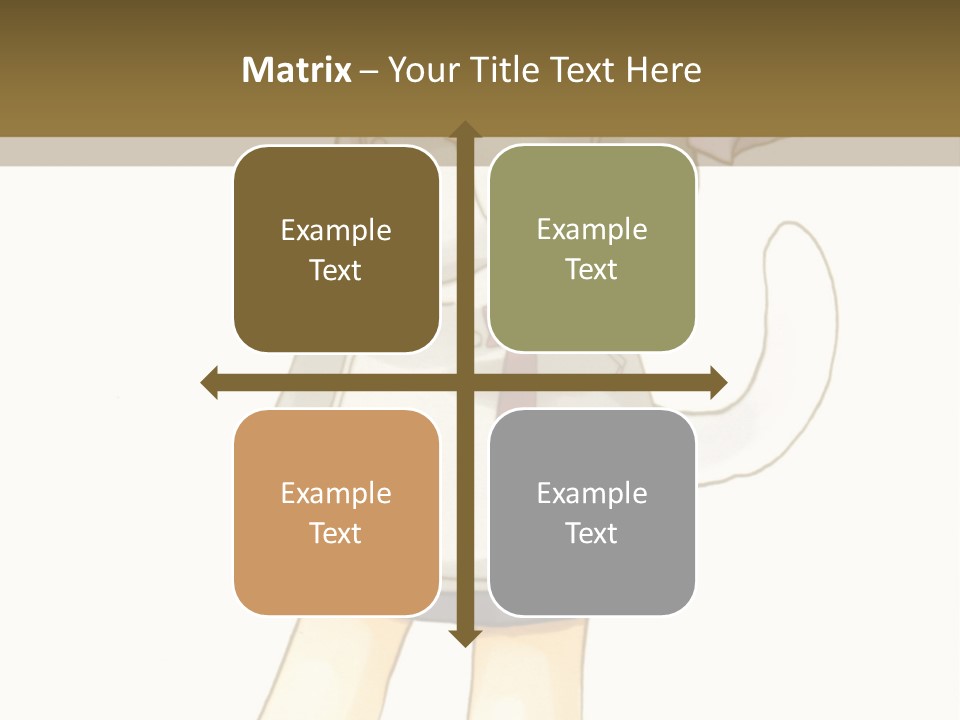 A Girl With Green Hair Holding A Flower And A Bat PowerPoint Template