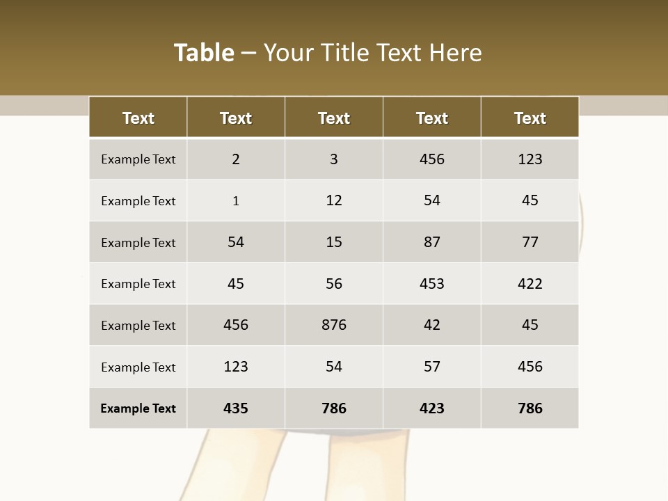 A Girl With Green Hair Holding A Flower And A Bat PowerPoint Template