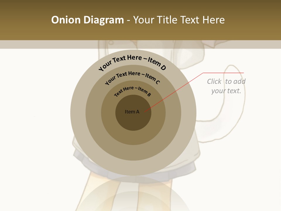 A Girl With Green Hair Holding A Flower And A Bat PowerPoint Template