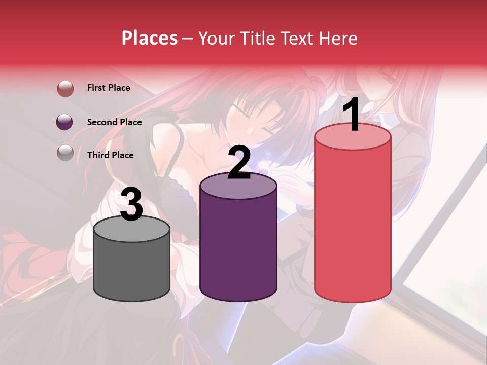 A Couple Of Women Sitting Next To Each Other PowerPoint Template