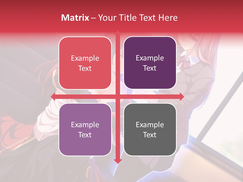 A Couple Of Women Sitting Next To Each Other PowerPoint Template
