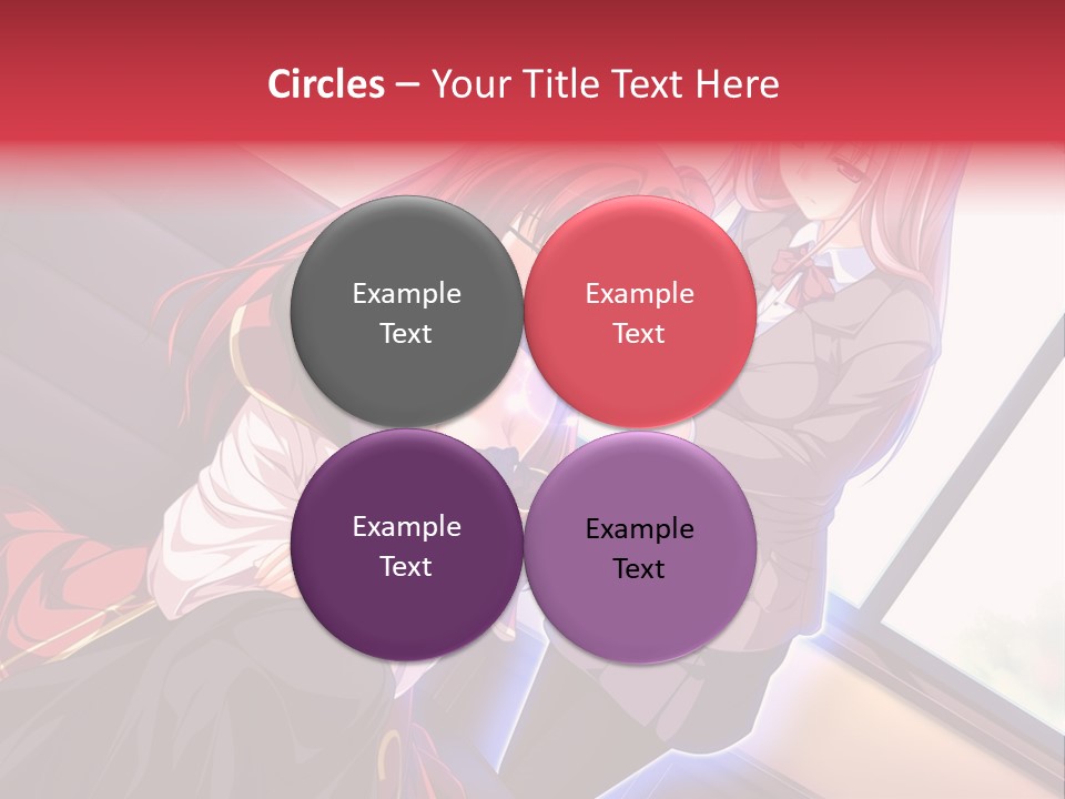 A Couple Of Women Sitting Next To Each Other PowerPoint Template