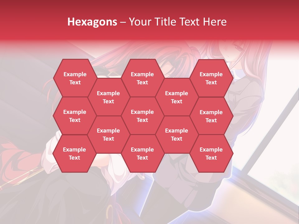 A Couple Of Women Sitting Next To Each Other PowerPoint Template