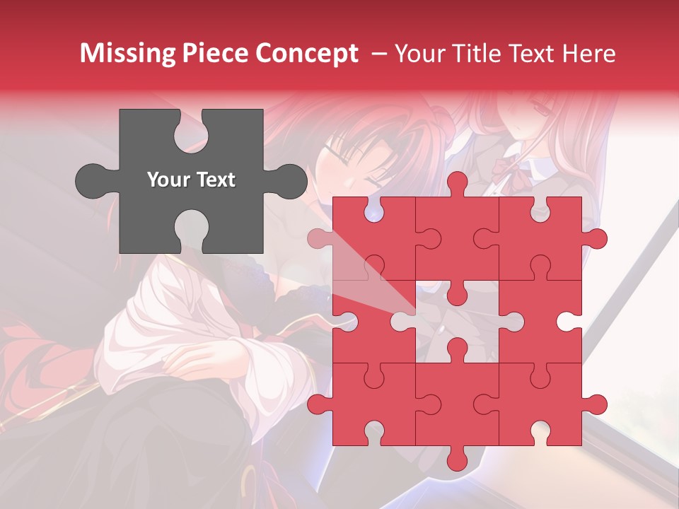 A Couple Of Women Sitting Next To Each Other PowerPoint Template