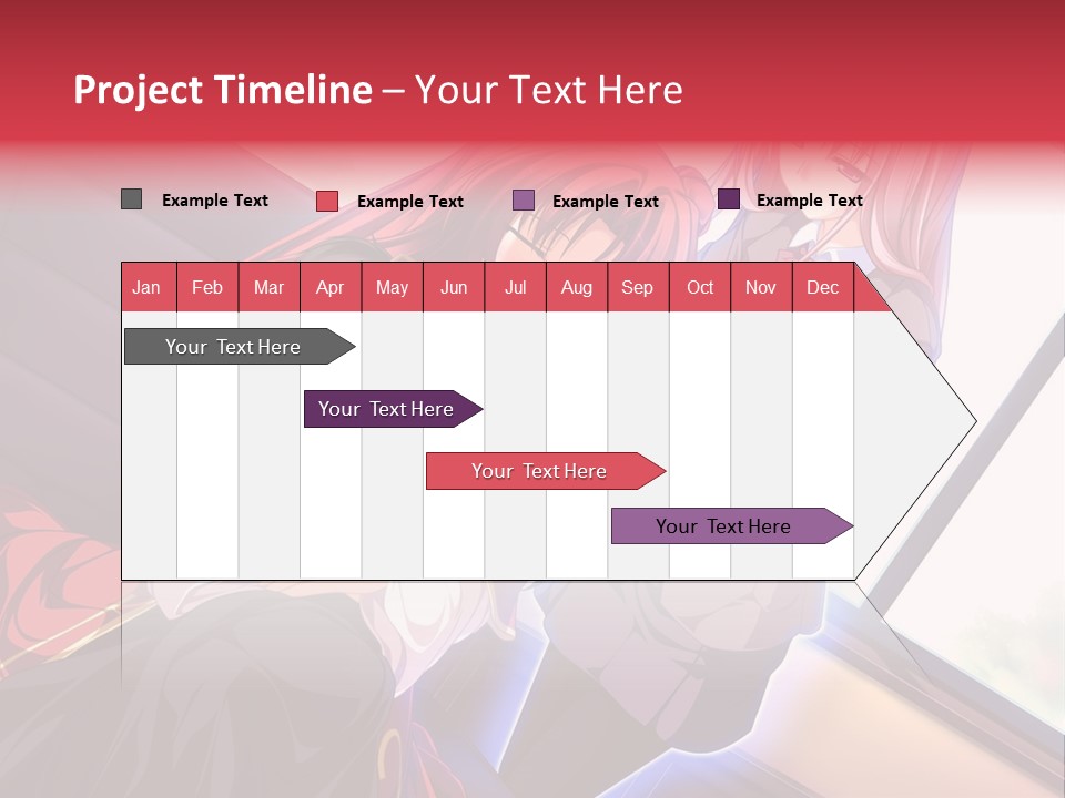 A Couple Of Women Sitting Next To Each Other PowerPoint Template