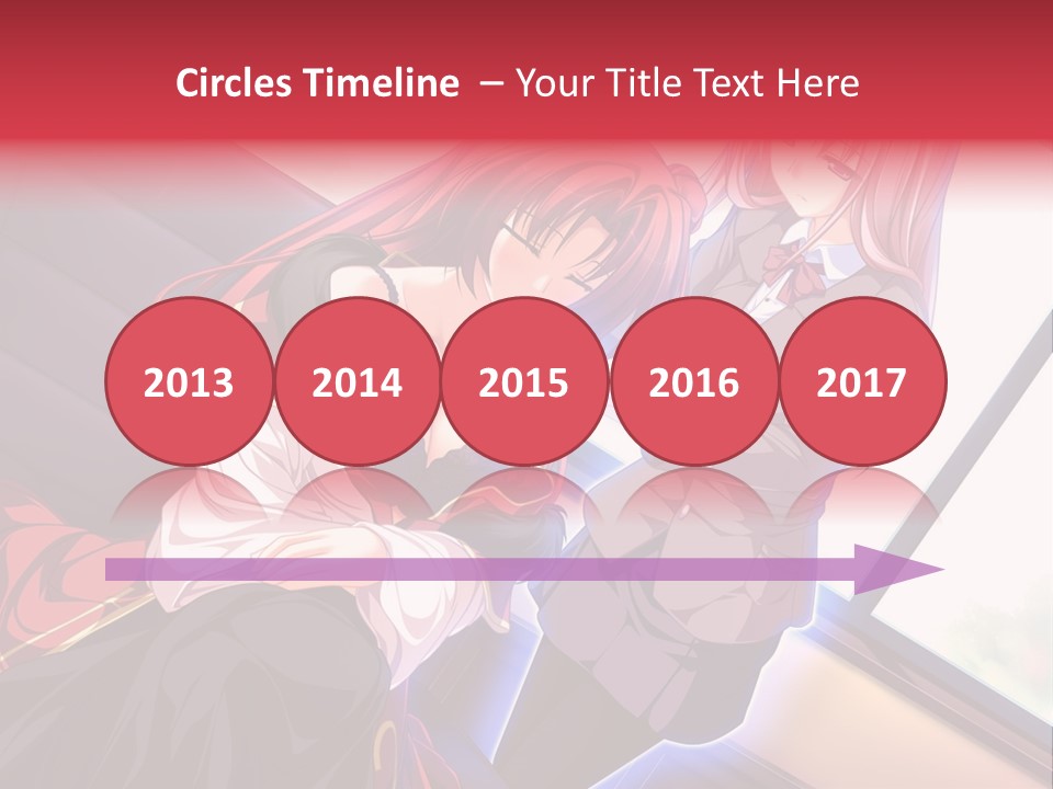 A Couple Of Women Sitting Next To Each Other PowerPoint Template