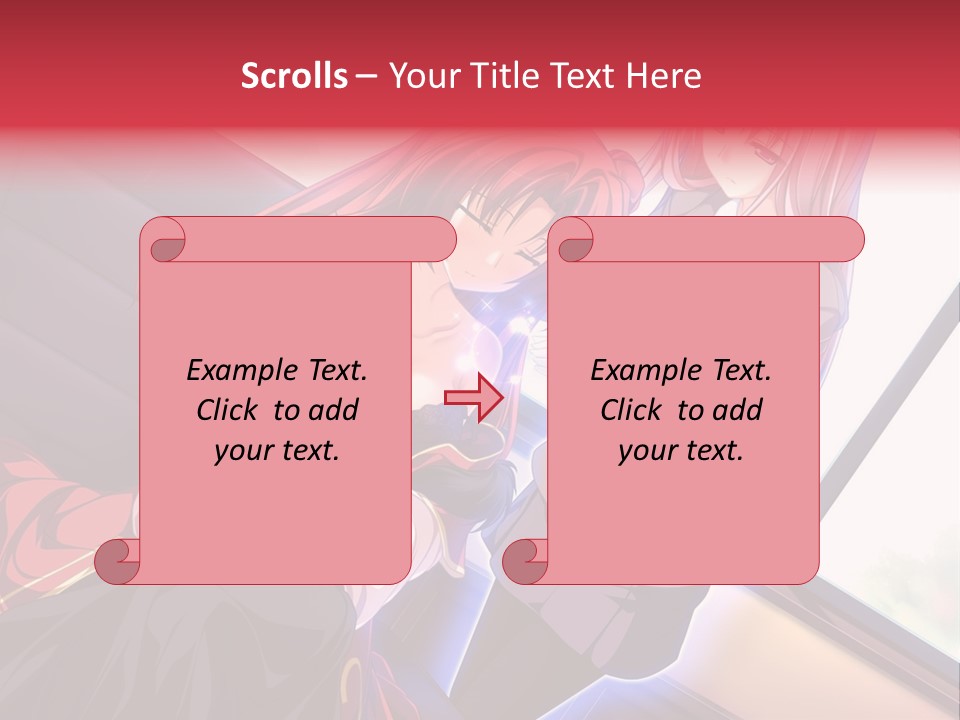 A Couple Of Women Sitting Next To Each Other PowerPoint Template