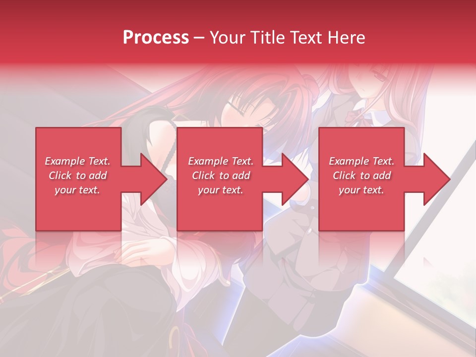 A Couple Of Women Sitting Next To Each Other PowerPoint Template