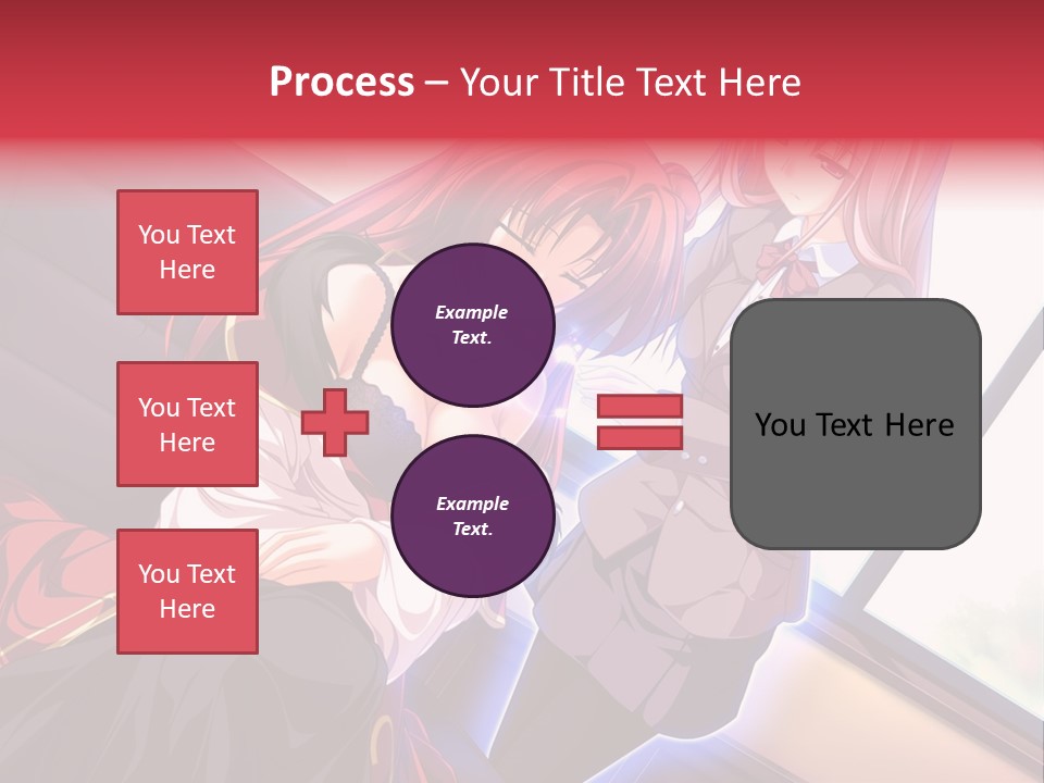 A Couple Of Women Sitting Next To Each Other PowerPoint Template