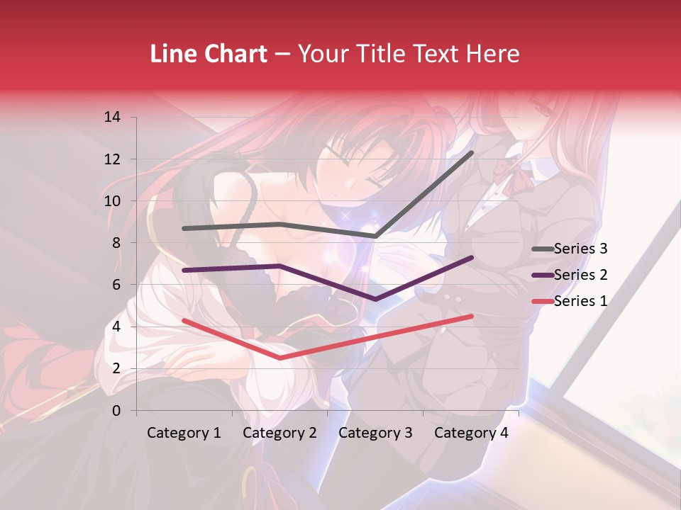 A Couple Of Women Sitting Next To Each Other PowerPoint Template
