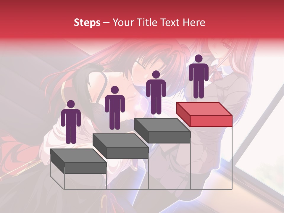 A Couple Of Women Sitting Next To Each Other PowerPoint Template