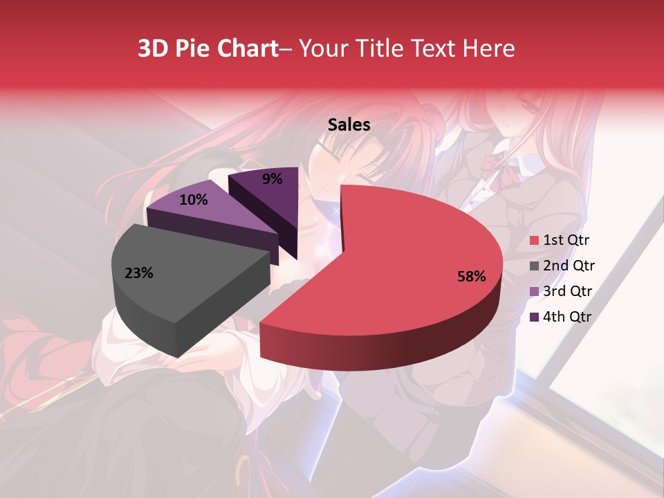 A Couple Of Women Sitting Next To Each Other PowerPoint Template