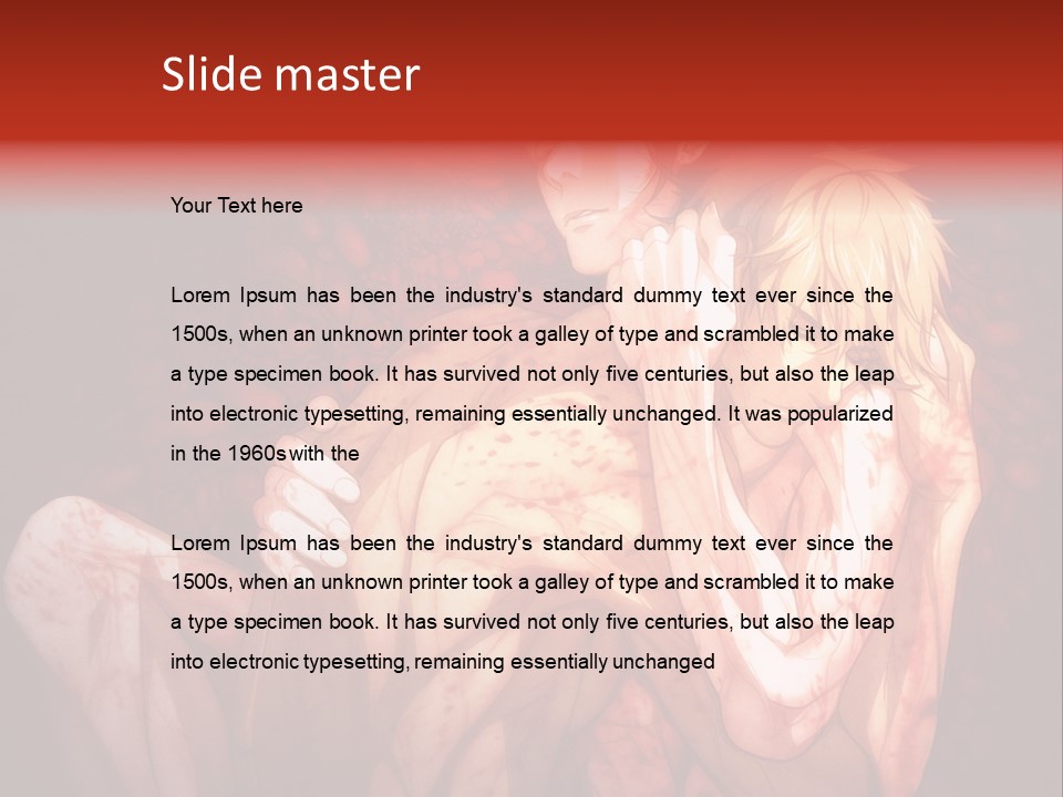 A Man And A Woman Laying Down In A Cave PowerPoint Template