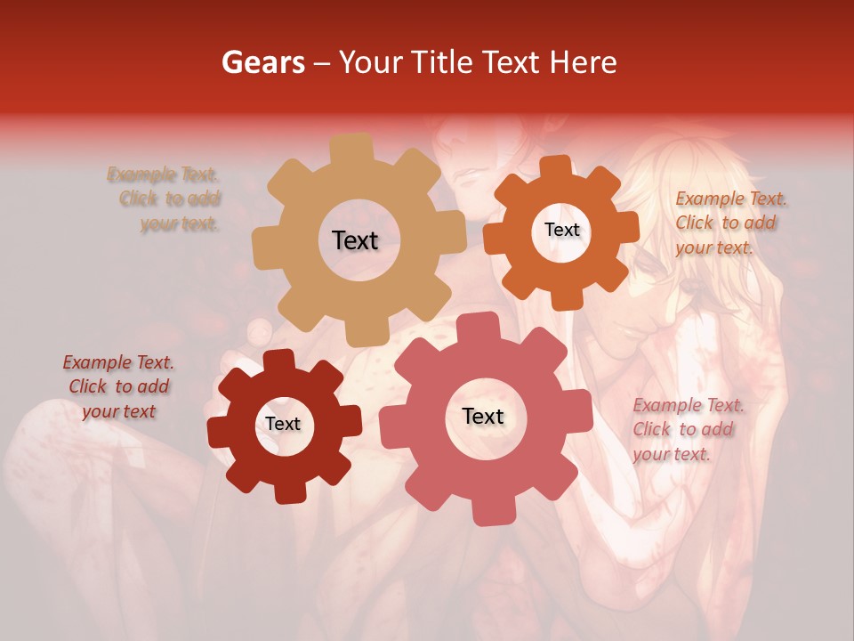 A Man And A Woman Laying Down In A Cave PowerPoint Template