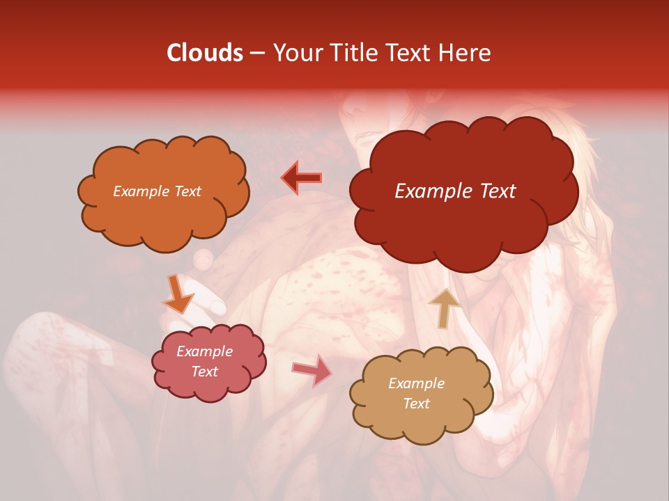 A Man And A Woman Laying Down In A Cave PowerPoint Template