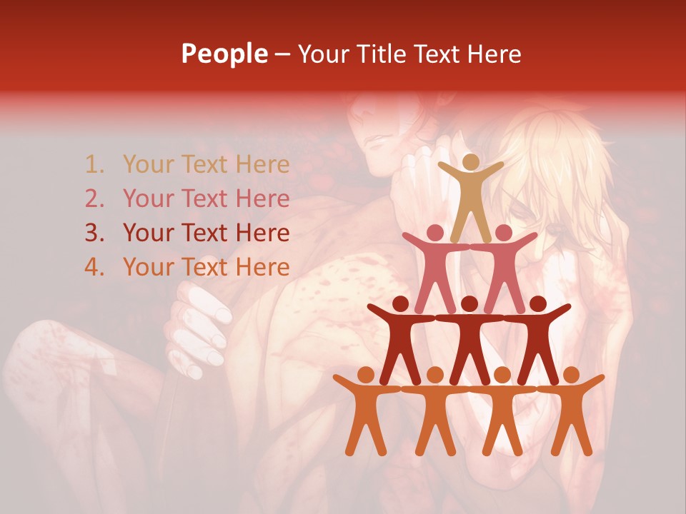 A Man And A Woman Laying Down In A Cave PowerPoint Template