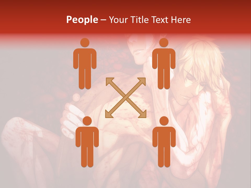 A Man And A Woman Laying Down In A Cave PowerPoint Template