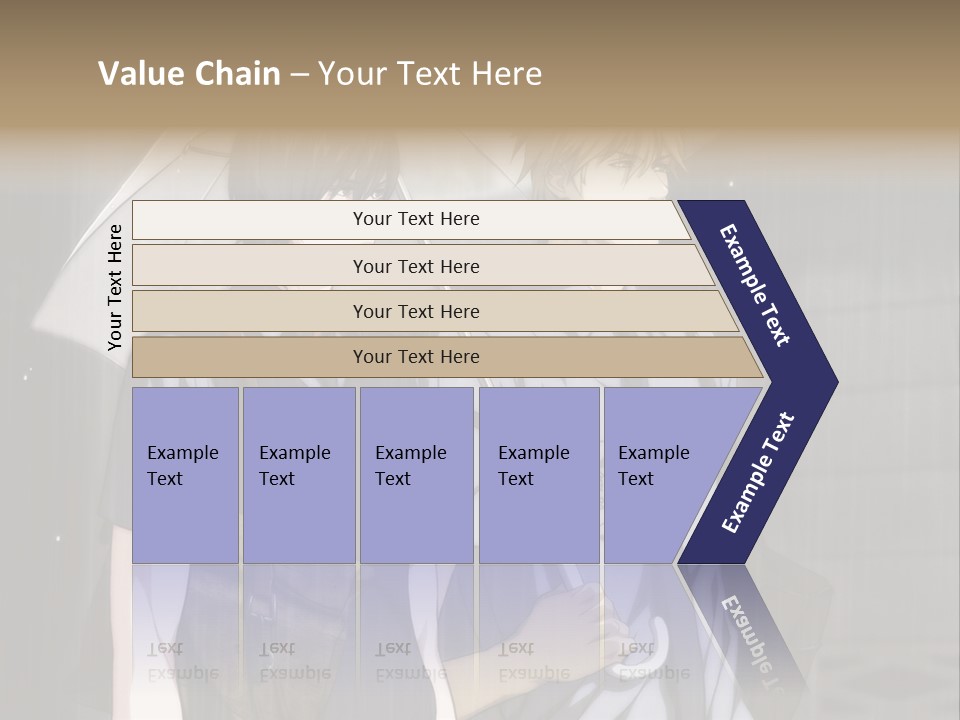 A Couple Of People Holding Umbrellas In The Rain PowerPoint Template