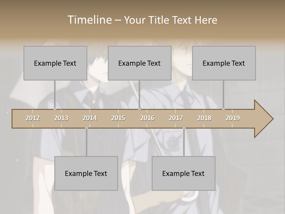 A Couple Of People Holding Umbrellas In The Rain PowerPoint Template