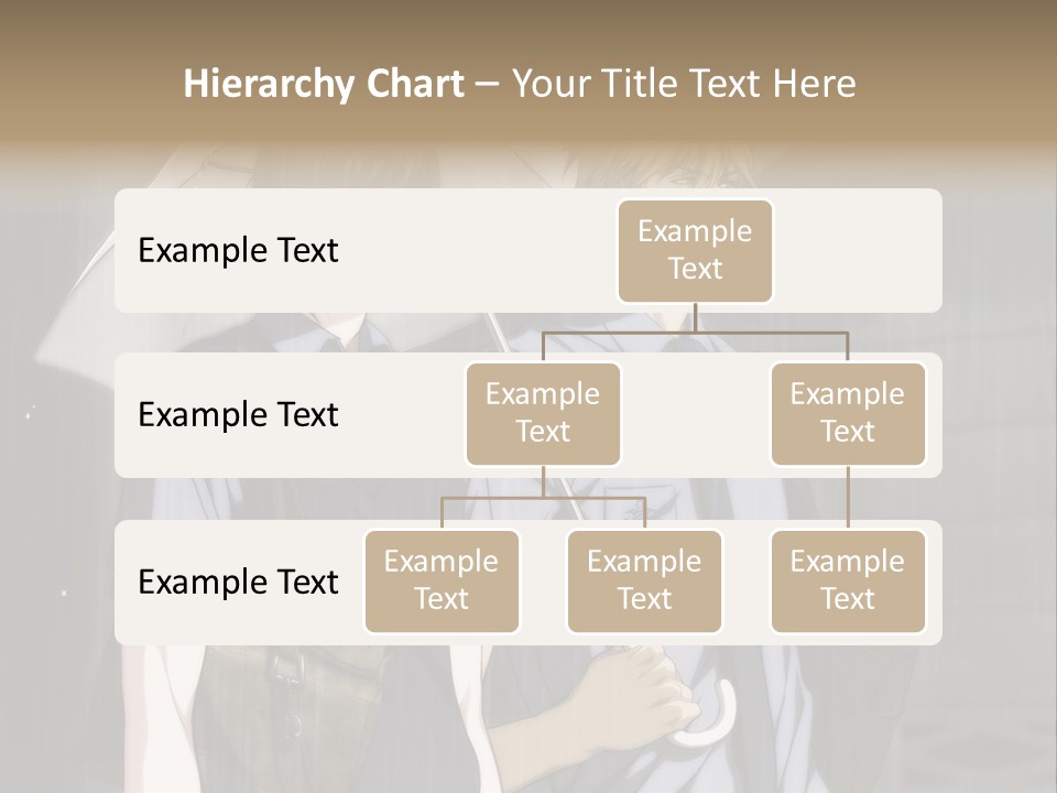 A Couple Of People Holding Umbrellas In The Rain PowerPoint Template