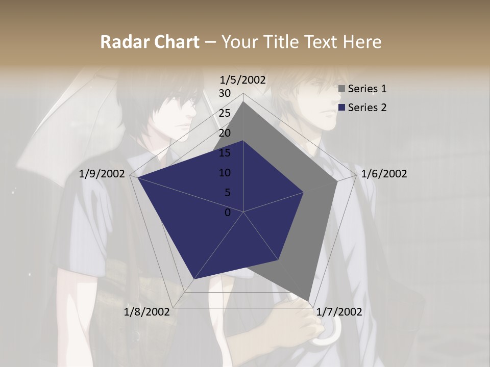 A Couple Of People Holding Umbrellas In The Rain PowerPoint Template