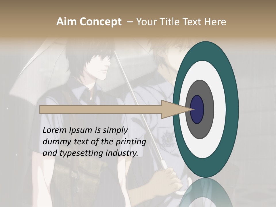 A Couple Of People Holding Umbrellas In The Rain PowerPoint Template