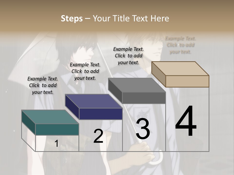 A Couple Of People Holding Umbrellas In The Rain PowerPoint Template