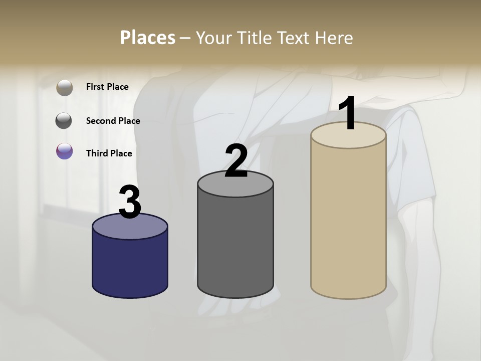 A Couple Of People Standing Next To Each Other PowerPoint Template