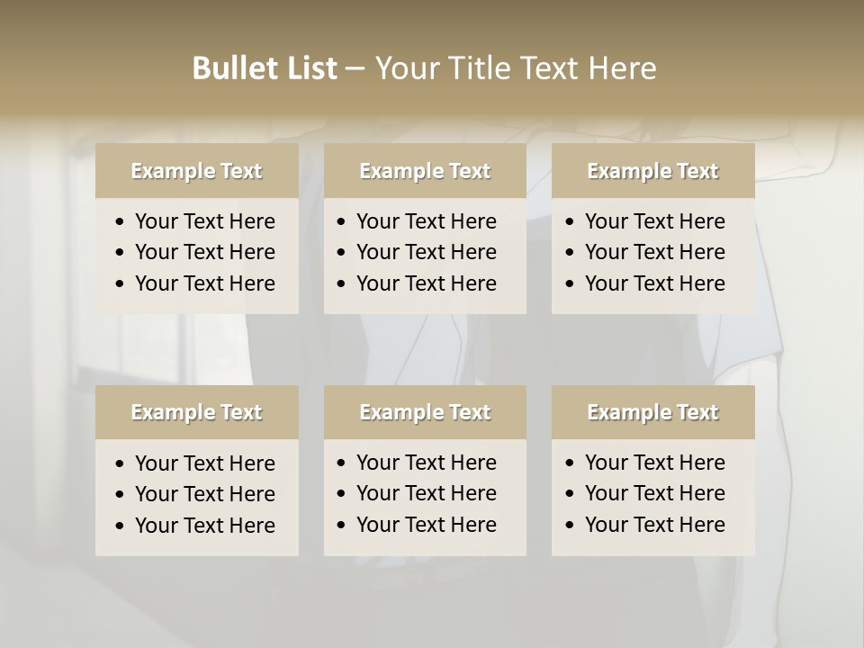 A Couple Of People Standing Next To Each Other PowerPoint Template