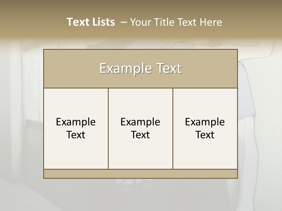 A Couple Of People Standing Next To Each Other PowerPoint Template