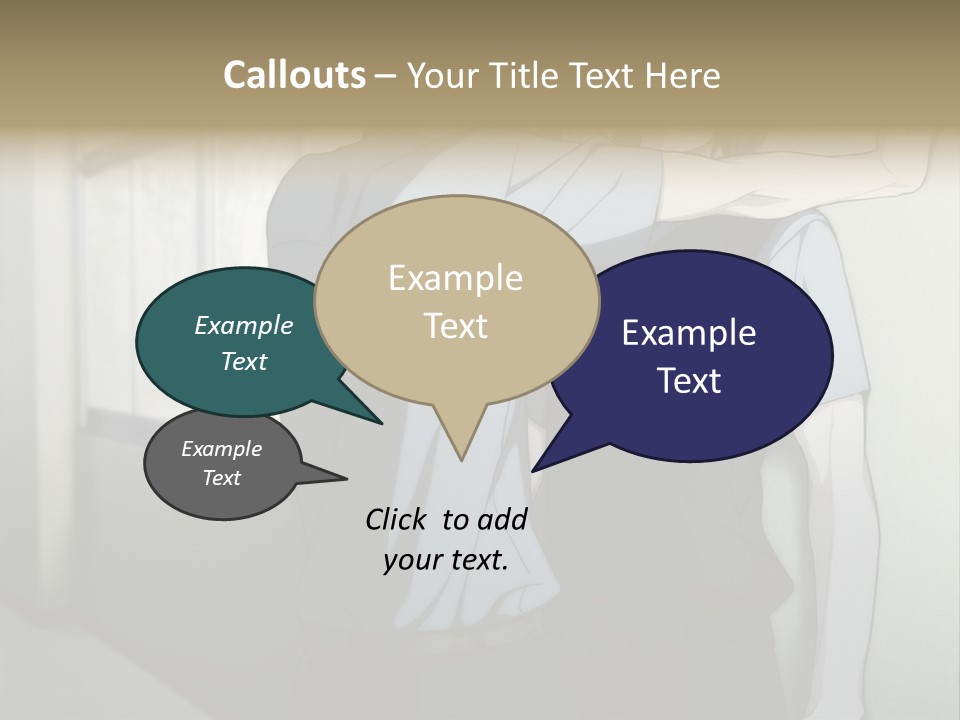 A Couple Of People Standing Next To Each Other PowerPoint Template