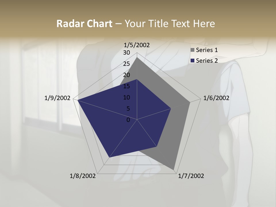 A Couple Of People Standing Next To Each Other PowerPoint Template