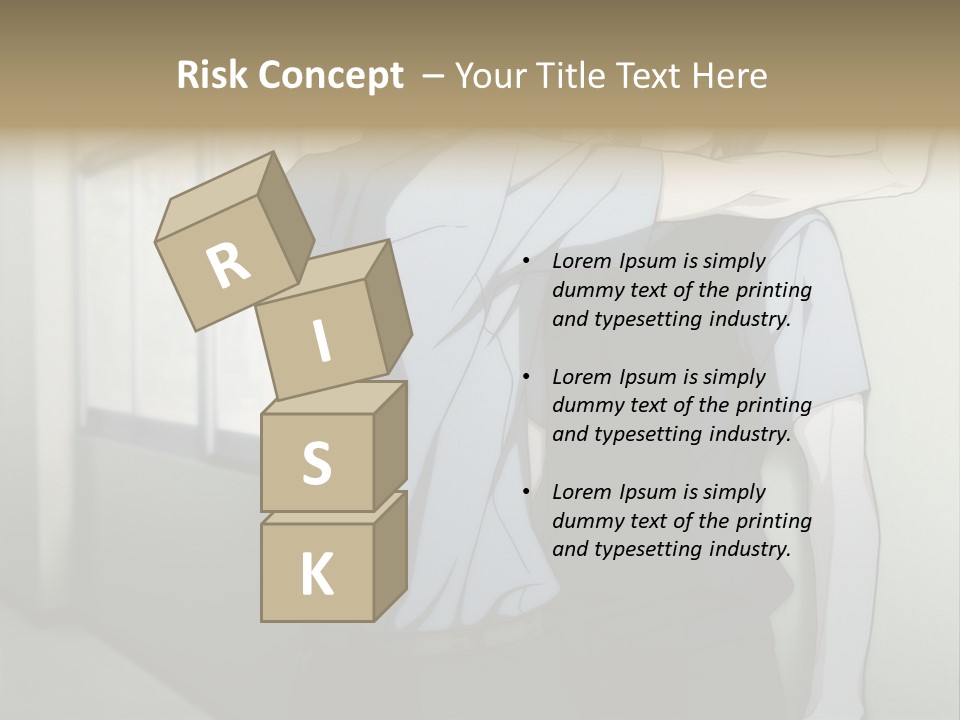 A Couple Of People Standing Next To Each Other PowerPoint Template