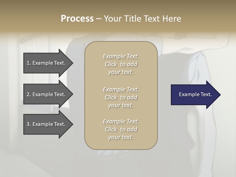 A Couple Of People Standing Next To Each Other PowerPoint Template