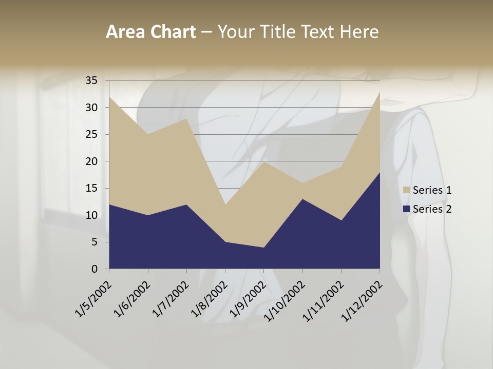 A Couple Of People Standing Next To Each Other PowerPoint Template