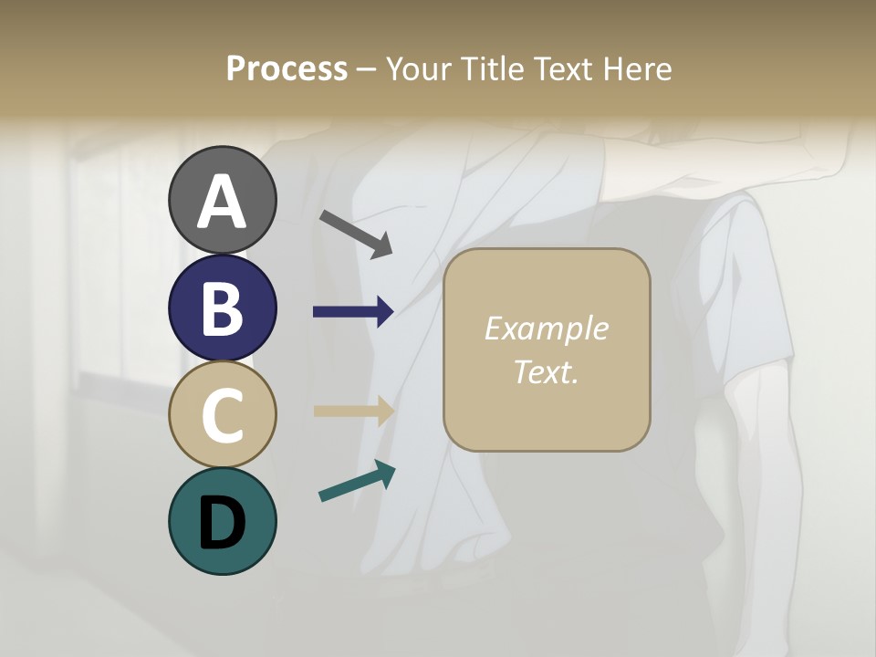 A Couple Of People Standing Next To Each Other PowerPoint Template