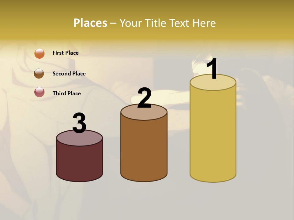 A Couple Of People Standing Next To Each Other PowerPoint Template