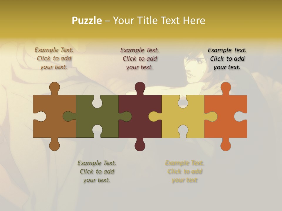 A Couple Of People Standing Next To Each Other PowerPoint Template