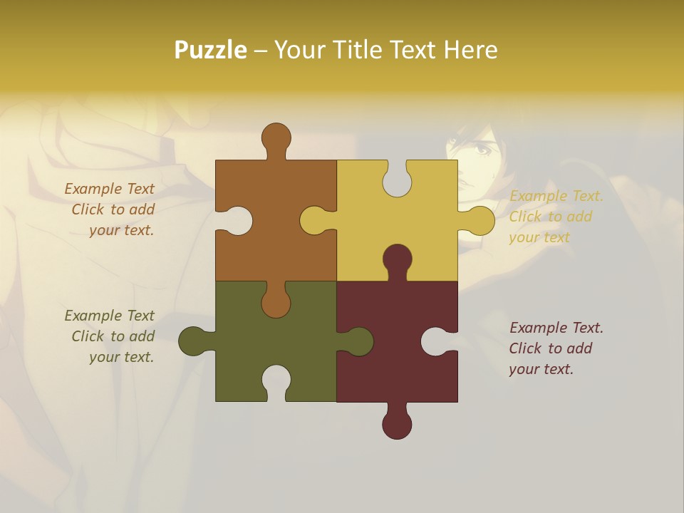 A Couple Of People Standing Next To Each Other PowerPoint Template