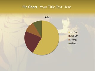 A Couple Of People Standing Next To Each Other PowerPoint Template