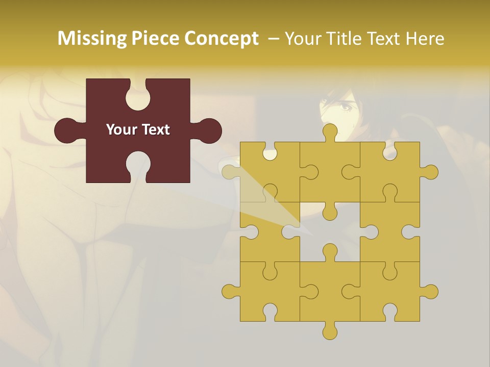 A Couple Of People Standing Next To Each Other PowerPoint Template