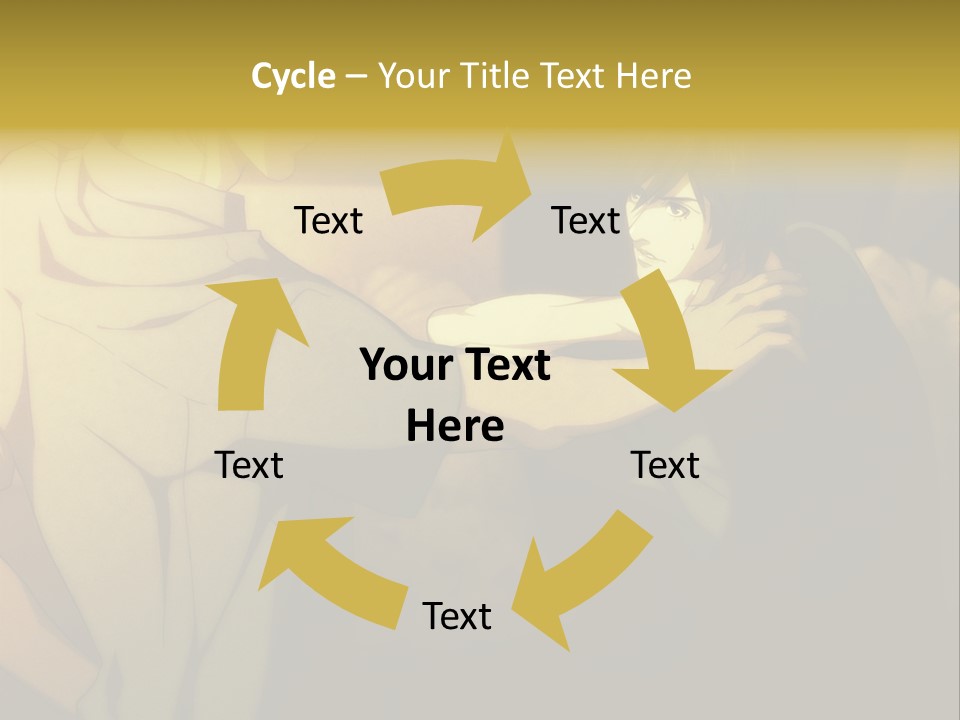 A Couple Of People Standing Next To Each Other PowerPoint Template