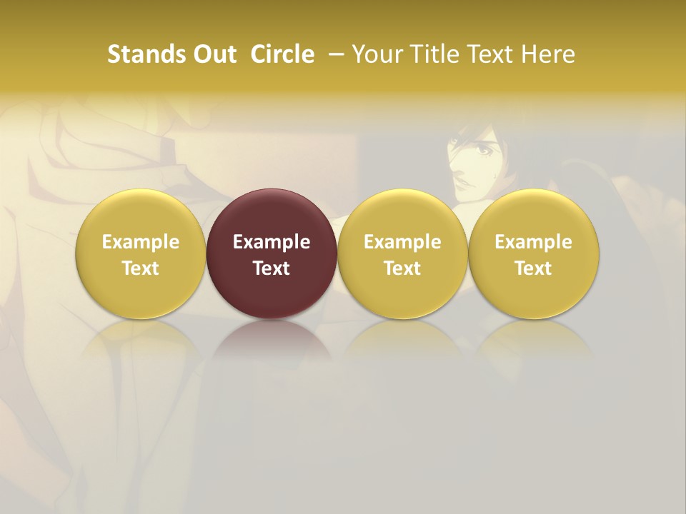 A Couple Of People Standing Next To Each Other PowerPoint Template