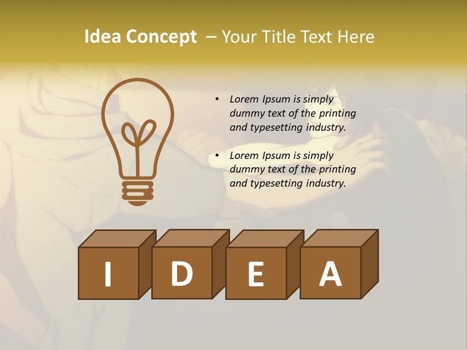 A Couple Of People Standing Next To Each Other PowerPoint Template