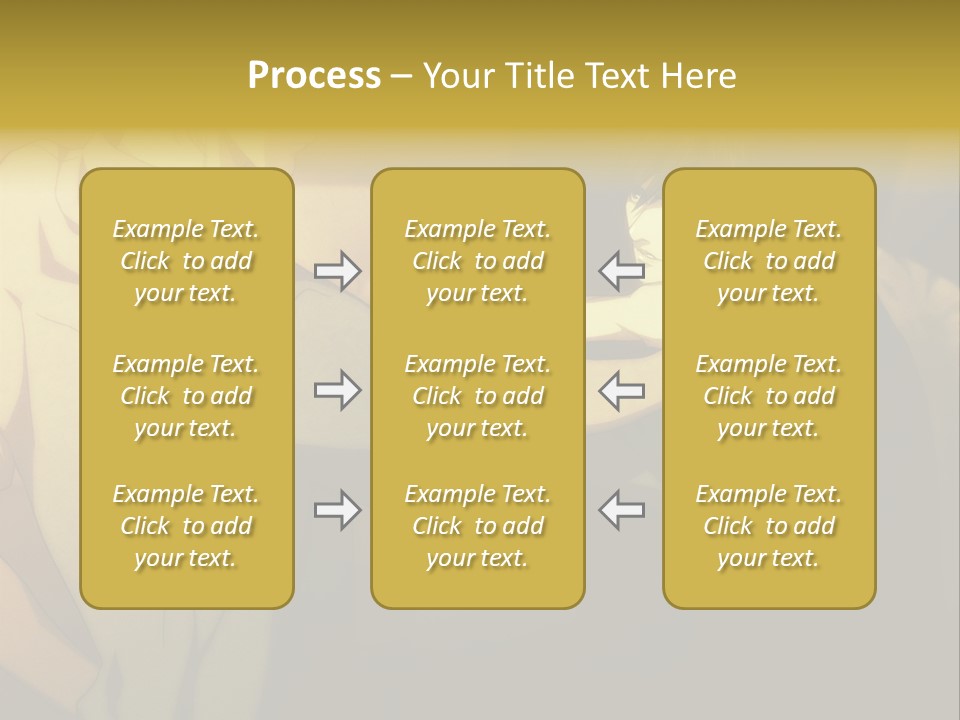 A Couple Of People Standing Next To Each Other PowerPoint Template