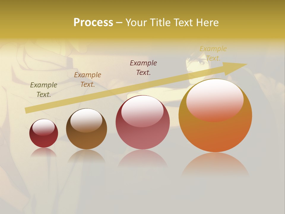 A Couple Of People Standing Next To Each Other PowerPoint Template