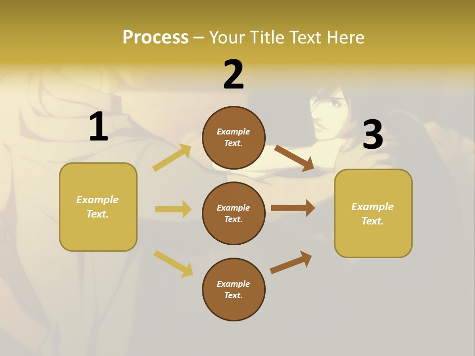 A Couple Of People Standing Next To Each Other PowerPoint Template