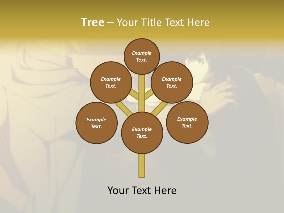 A Couple Of People Standing Next To Each Other PowerPoint Template