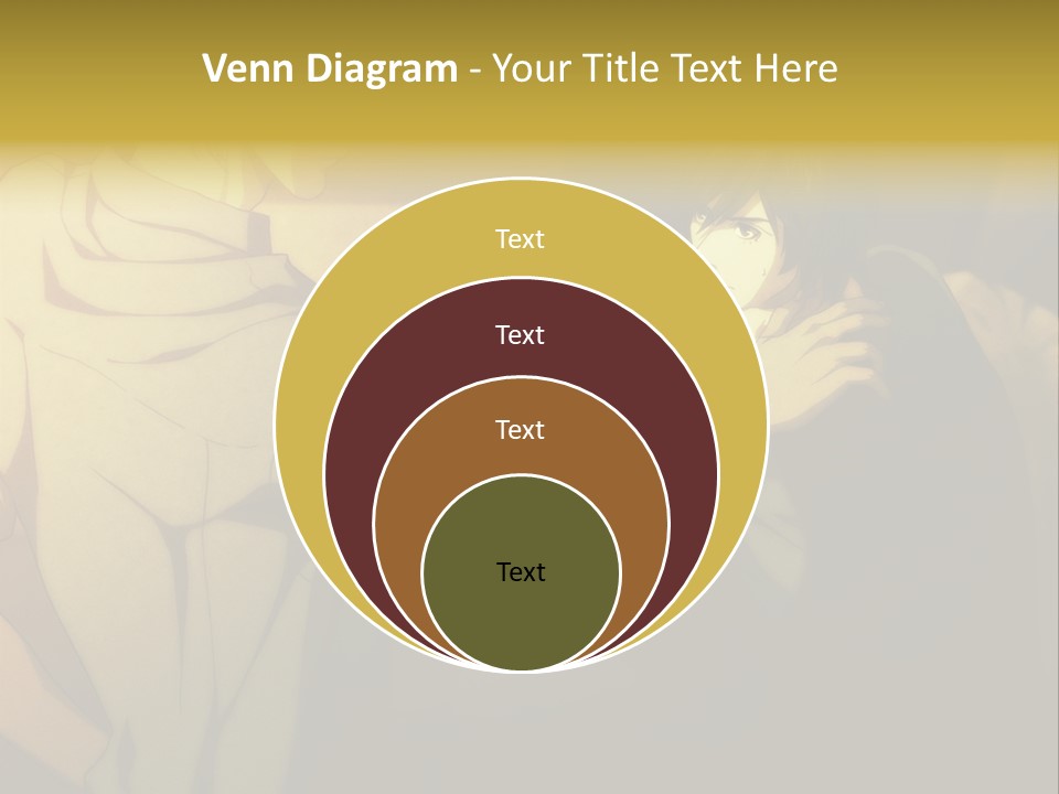 A Couple Of People Standing Next To Each Other PowerPoint Template