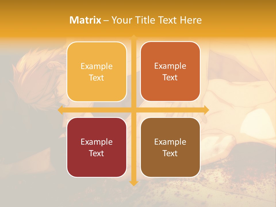 A Man Is Laying Down With Blood On His Body PowerPoint Template